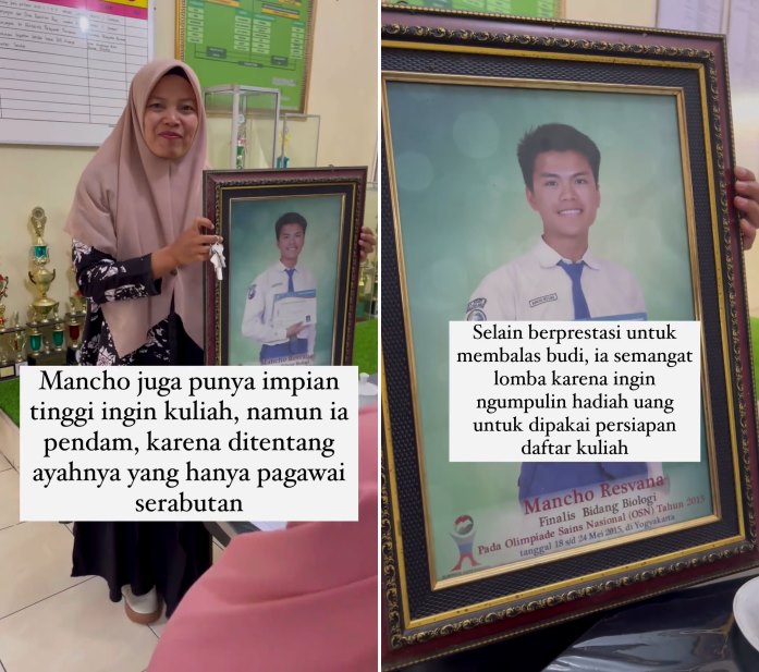 Dulu dibelikan seragam sekolah oleh guru karena tak mampu, pria ini balas dengan cara tak terduga