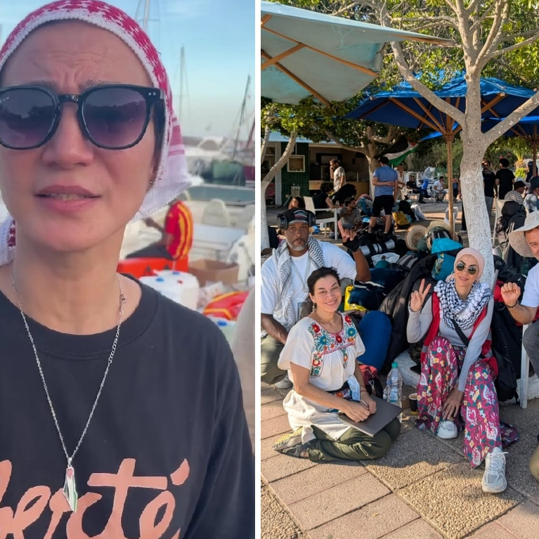 Sulit cari kapal ke Gaza, ini 7 potret perjuangan Wanda Hamidah bertahan di pelabuhan Tunisia