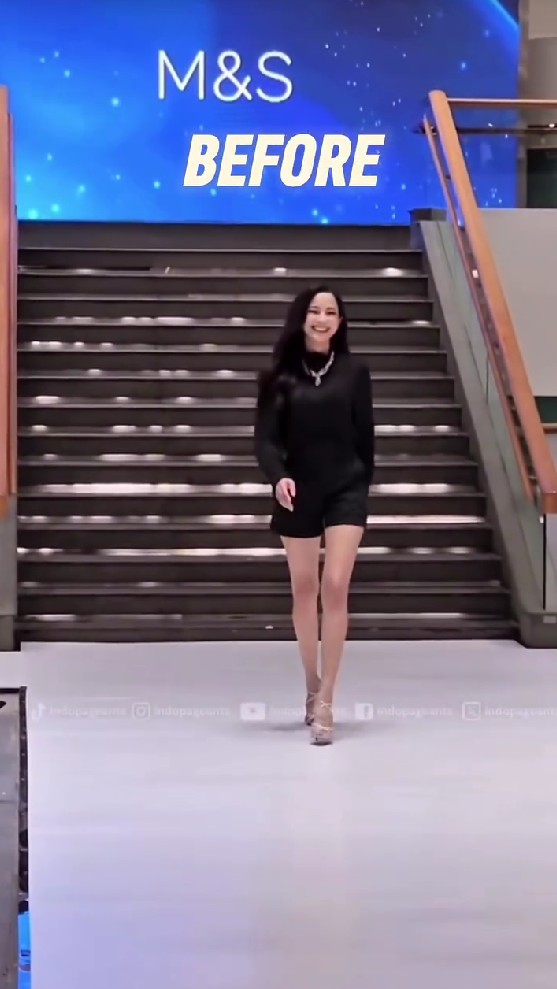 Cuma butuh 4 hari, ini 9 potret Kirana Larasati latihan catwalk demi Miss Universe Indonesia 2025