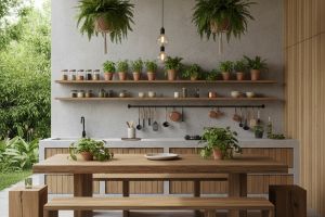 Tampil beda, 5 desain dapur ala warung ini bikin betah kumpul dan masak