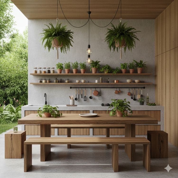 Tampil beda, 5 desain dapur ala warung ini bikin betah kumpul dan masak