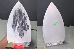 Jangan cuma pakai odol, bersihkan setrika gosong jadi lebih mudah tanpa lecet pakai 1 bahan dapur ini