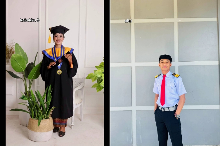 Pria ini buktikan kerja keras orang tua petani berbuah manis, 10 anaknya miliki profesi membanggakan