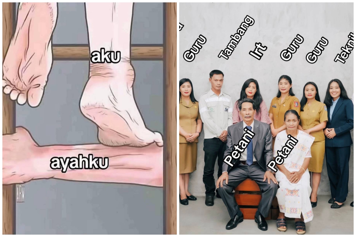 Pria ini buktikan kerja keras orang tua petani berbuah manis, 10 anaknya miliki profesi membanggakan