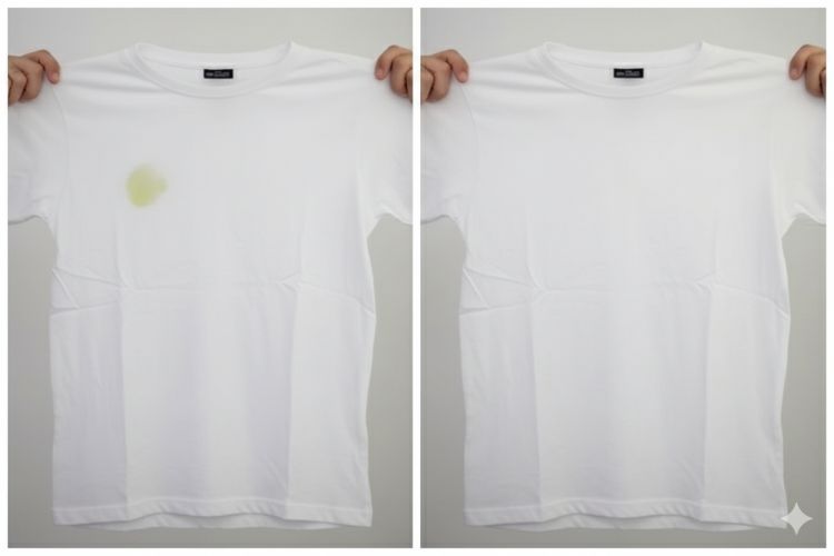 Nggak pakai ribet, 3 bahan dapur ini ampuh usir noda minyak di baju
