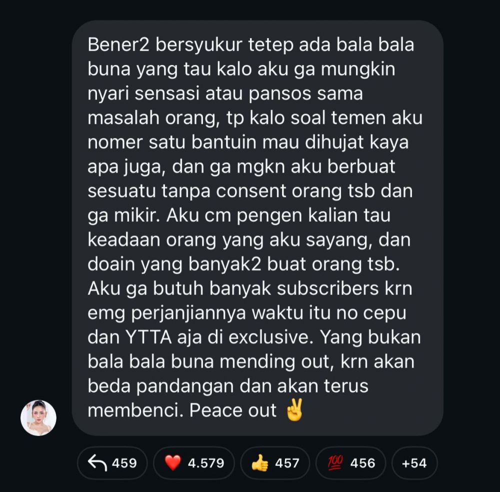 Tasya Farasya pasang badan bela Rachel Vennya yang dihujat usai bagikan videonya nangis, ini alasannya