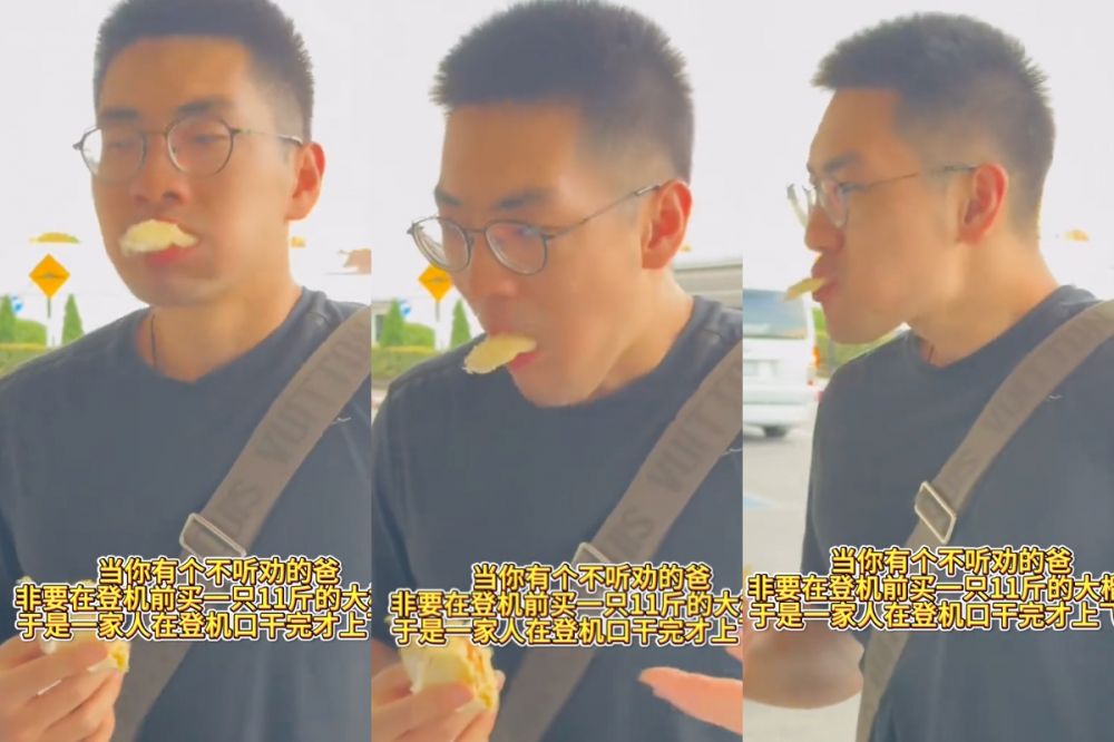 Kisah nyata traveler habiskan 5,5kg durian cuma setengah jam sebelum penerbangan, enegnya tembus layar