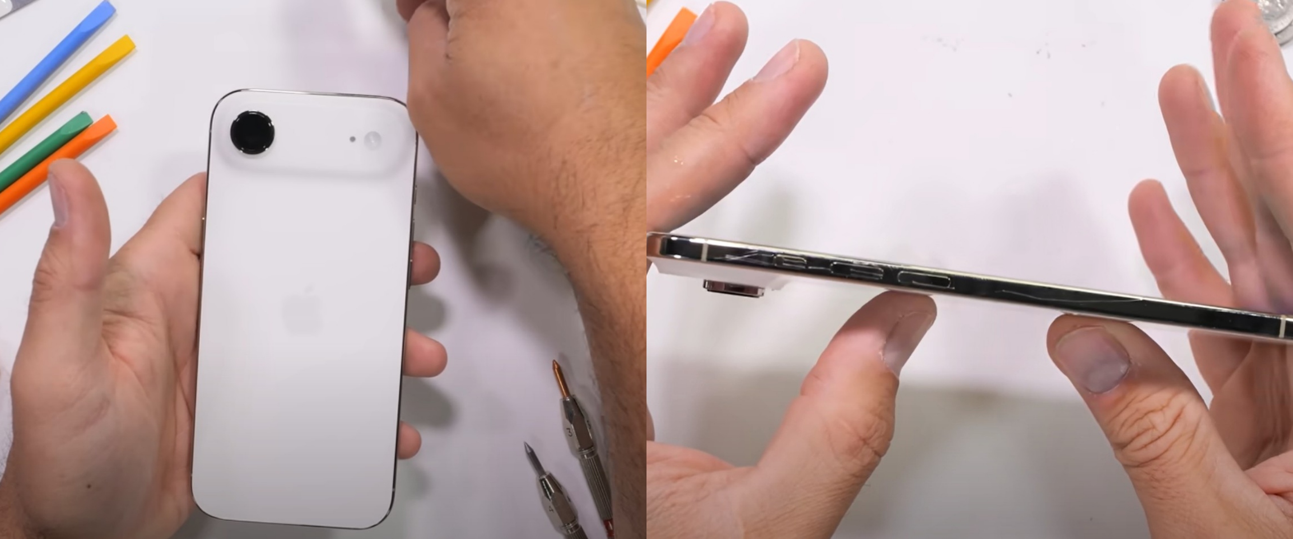 YouTuber JerryRigEverything coba patahkan iPhone 17 Air, bisakah HP setebal 5,6 mm ini selamat?