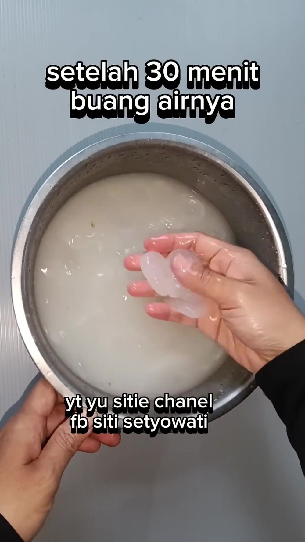 Sering dapat kolang-kaling asam dan berlendir? Cuci dengan 1 bahan dapur ini biar lebih bersih kesat