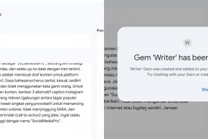 Cara bikin asisten pribadi super pakai Gemini AI, sekali isi prompt hasilnya langsung jadi tanpa edit