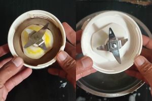 Bukan dijemur seharian, ini cara aman basmi noda kuning kunyit di mata pisau blender tanpa bekas