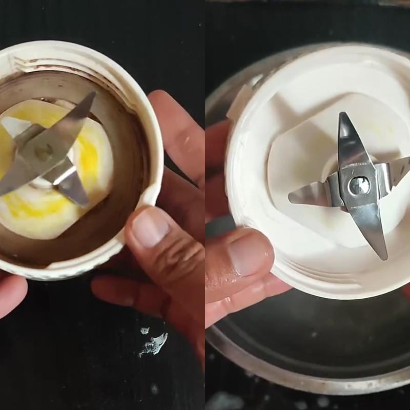 Bukan dijemur seharian, ini cara aman basmi noda kuning kunyit di mata pisau blender tanpa bekas