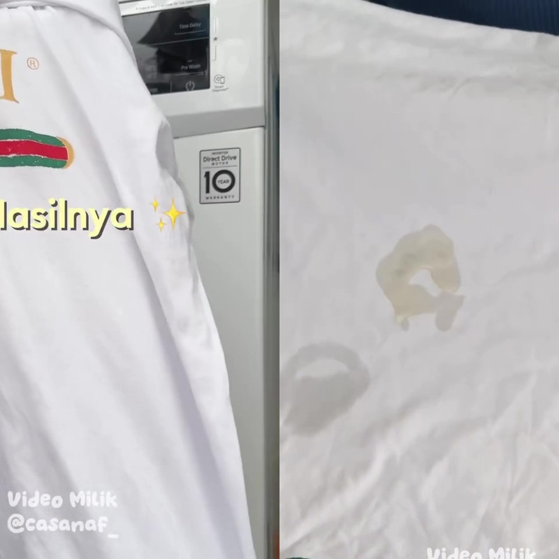 Jangan sampai tinggalkan bekas! Ini cara ampuh hilangkan noda minyak di baju dalam 10 menit