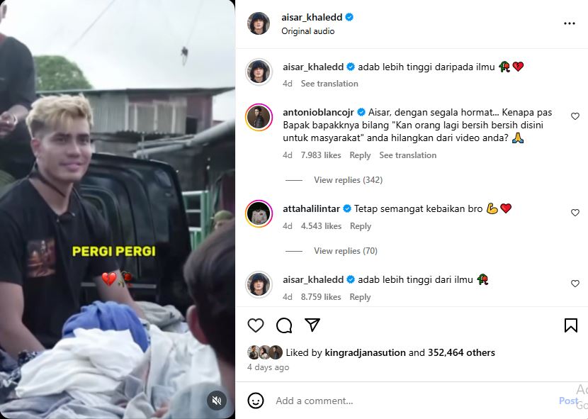 5 Fakta dan kronologi Aisar Khaled dibentak warga Bali saat beri bantuan, lokasi kurang tepat