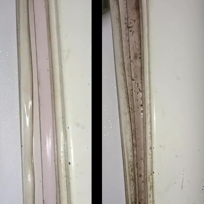 Karet pintu kulkas berjamur dan berkerak bisa auto bersih dalam sekali sikat, kuncinya di 1 bahan ini