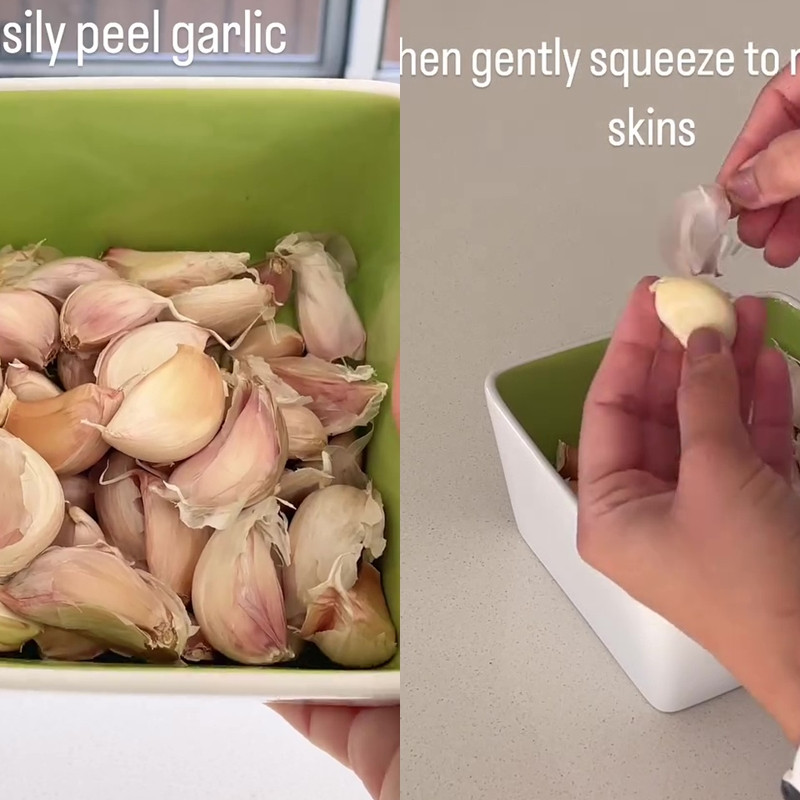 Tak perlu pakai pisau, ini cara cepat kupas bawang putih dalam jumlah banyak cuma butuh 10 detik