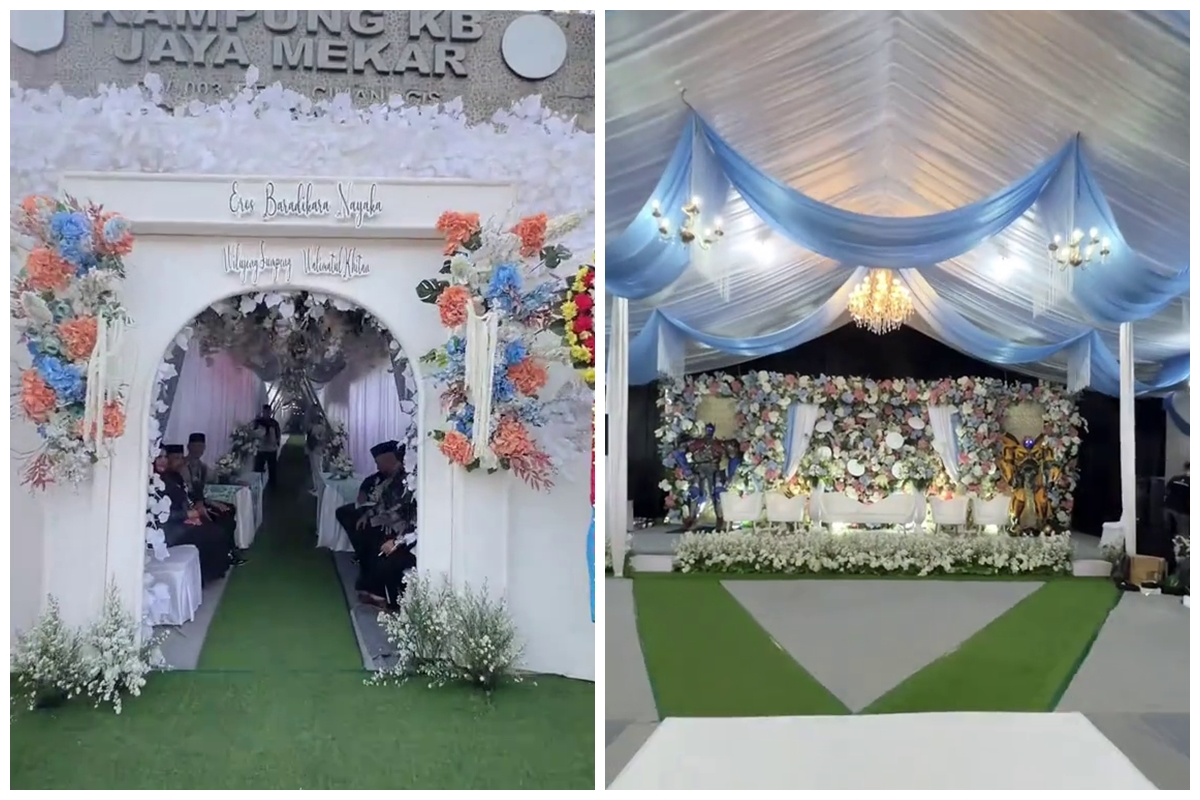 Bukan nikahan, 9 potret dekorasi mewah dengan tenda 150 meter ini ternyata untuk khitanan anak lurah