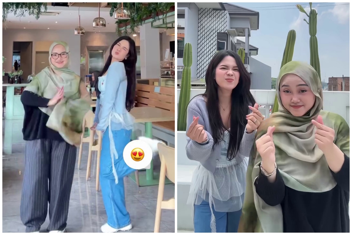 Reunian usai viral 15 tahun lalu, 9 potret Sinta dan Jojo Keong Racun dipuji bak ABG di usia 34 tahun