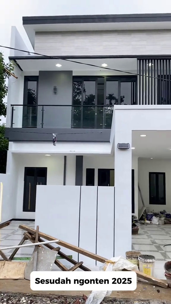 Viral wanita pamer hasil 3 tahun ngonten, dulu huni rumah papan kini hunian gendong, ini 9 potretnya