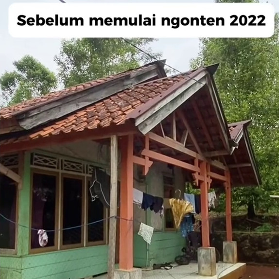 Viral wanita pamer hasil 3 tahun ngonten, dulu huni rumah papan kini hunian gendong, ini 9 potretnya