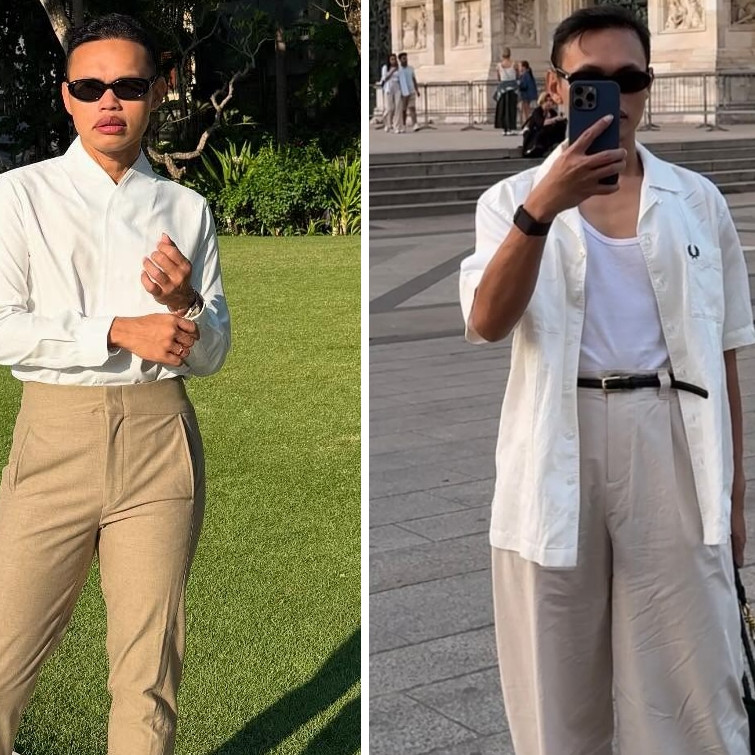 9 Potret terbaru Wanda Hara kini tampil beda dengan jenggot, penampilannya jadi kian maskulin