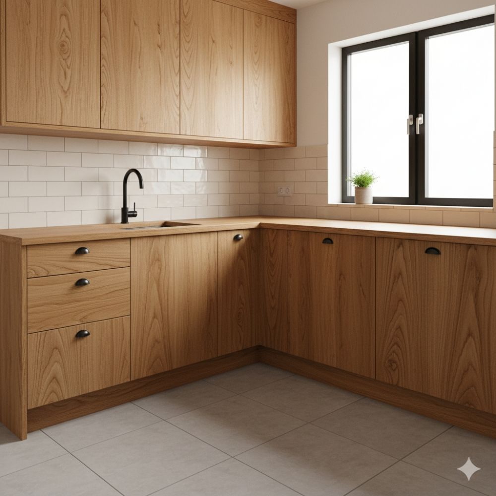 7 Ide desain meja dapur leter L sederhana, bikin dapur makin fungsional, rapi, dan nyaman