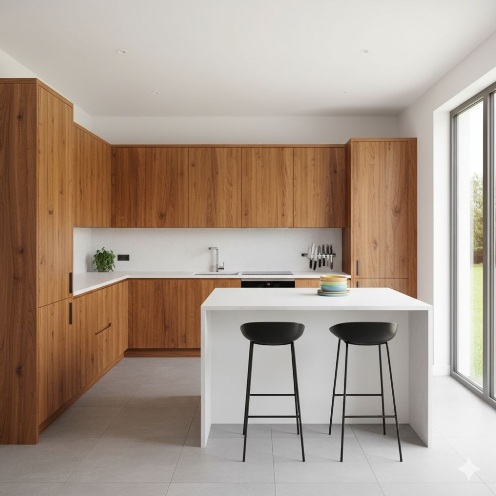 7 Ide desain meja dapur leter L sederhana, bikin dapur makin fungsional, rapi, dan nyaman