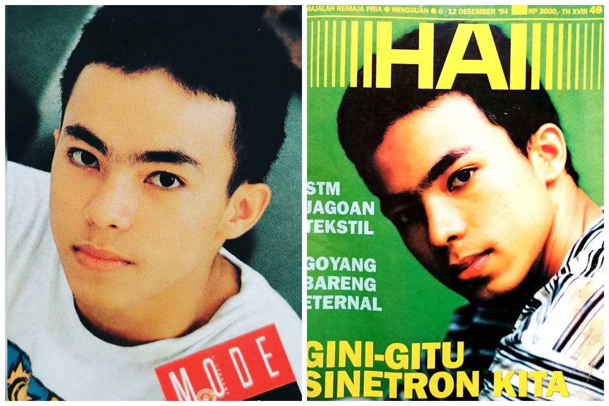 Ayah kandung Shalom Razade anak Wulan Guritno ini ternyata model era 90-an, intip 9 potret lawasnya