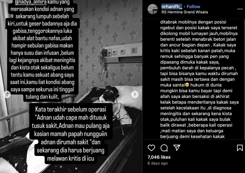 Kini kembali mencuat, ini 6 kronologi kasus tabrak lari yang menyerat Nadya Almira 13 tahun lalu