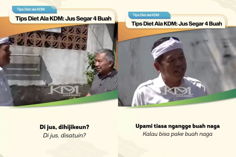 Resep jus sehat 4 buah ala Dedi Mulyadi, bikin lebih berenergi dan cocok untuk detoks