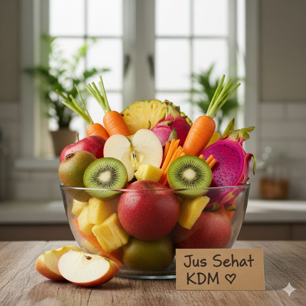 Resep jus sehat 4 buah ala Dedi Mulyadi, bikin lebih berenergi dan cocok untuk detoks