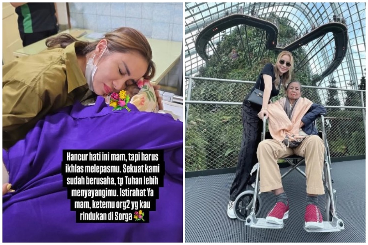 9 Potret kenangan Momo Geisha dengan Ibunda yang baru meninggal, berusaha ikhlas melepas selamanya