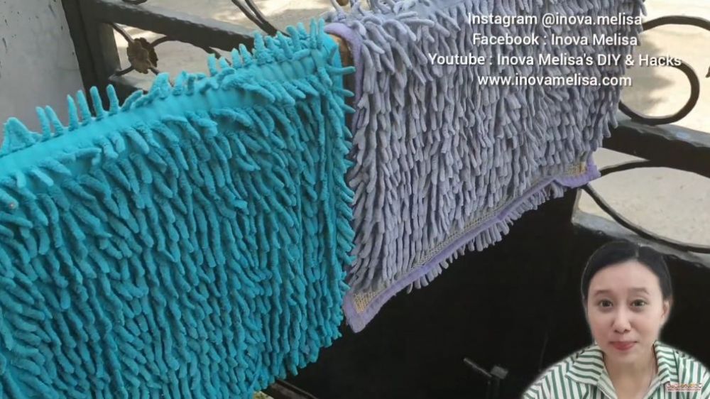 Rahasia anti bau, cara bersihkan keset kusam cuma pakai bahan dapur ini