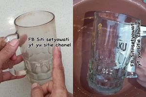 Lebih aman tanpa sitrun dan cairan pemutih, ini trik cuci gelas kusam cuma dengan 2 bahan dapur