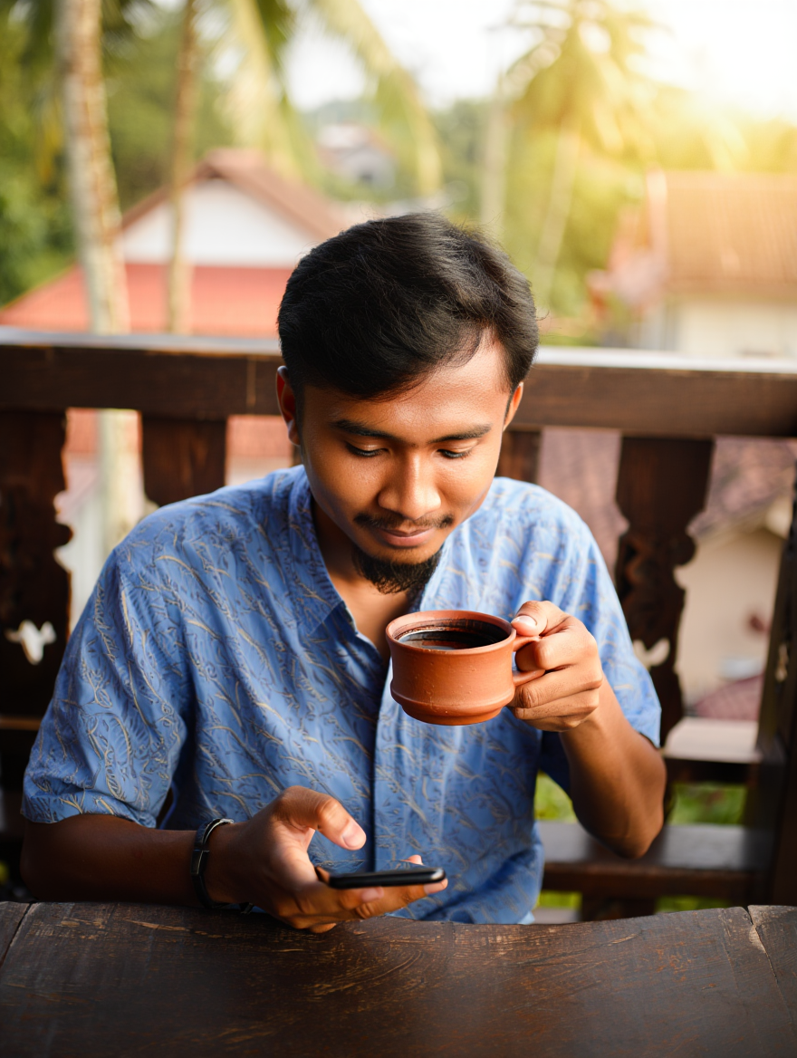 50 Pantun romantis pagi hari terbaik 2025, manis buat ucapan selamat pagi