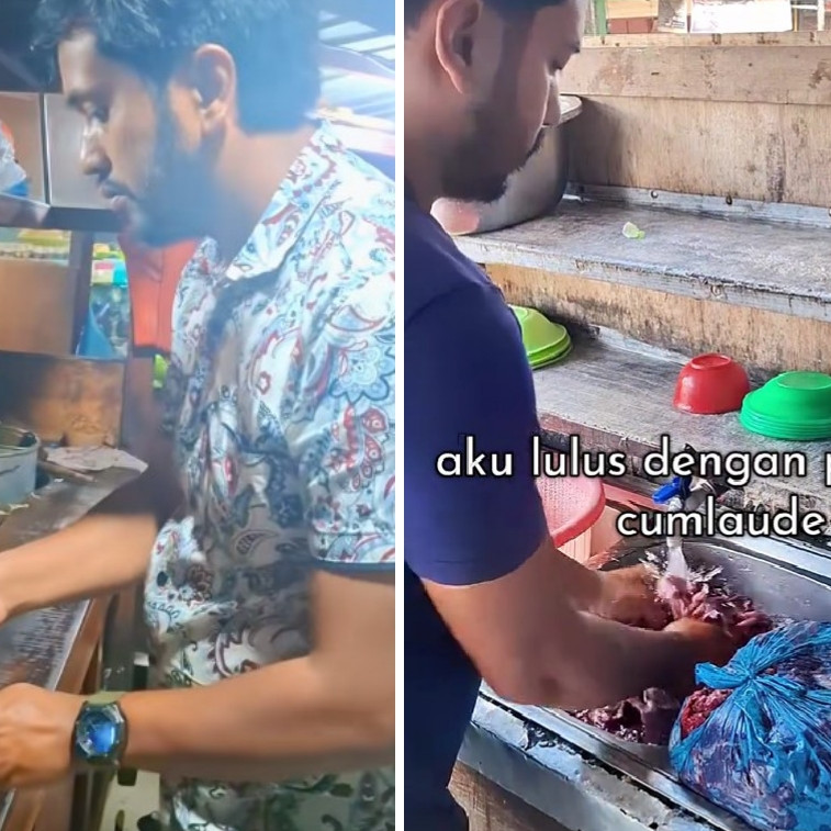 Curhatan lulusan sarjana HI cumlaude pilih jadi pedagang bakso, bersyukur meski kerja tak sesuai gelar