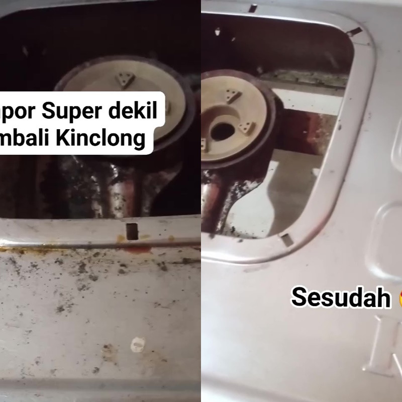 Tak perlu beli cairan pembersih mahal, gunakan 2 bahan dapur ini untuk basmi kerak di bodi kompor