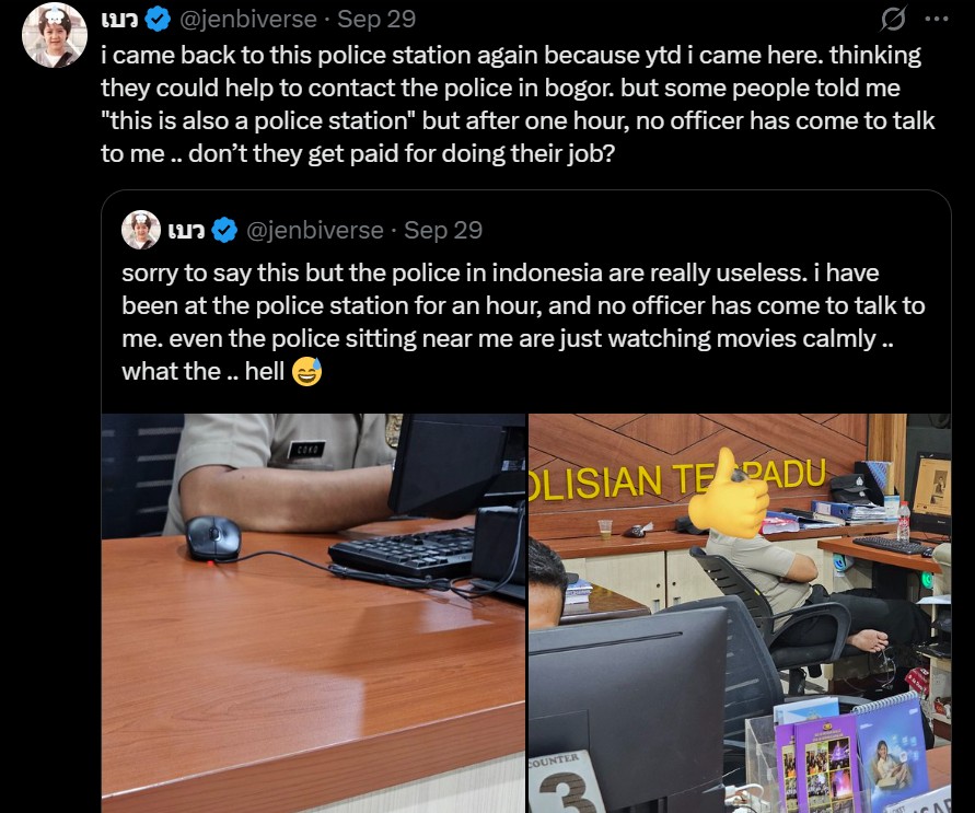 WNA Thailand curhat hp hilang, lapor polisi dicuekin, pilih minta bantuan damkar, begini endingnya