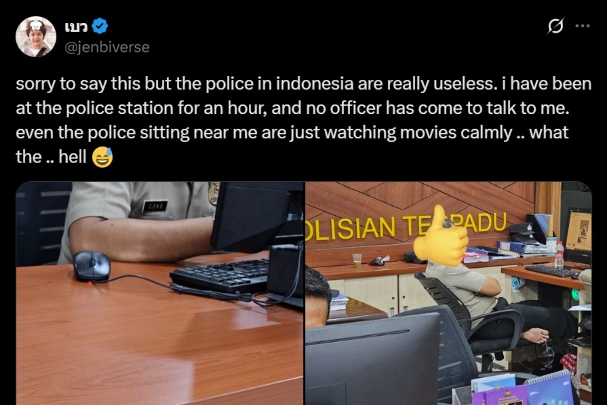 WNA Thailand curhat hp hilang, lapor polisi dicuekin, pilih minta bantuan damkar, begini endingnya