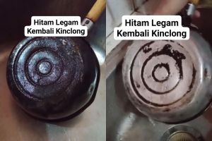 Panci hitam legam auto jadi kinclong seperti baru, ternyata rahasianya cuma di 1 bahan pembersih ini