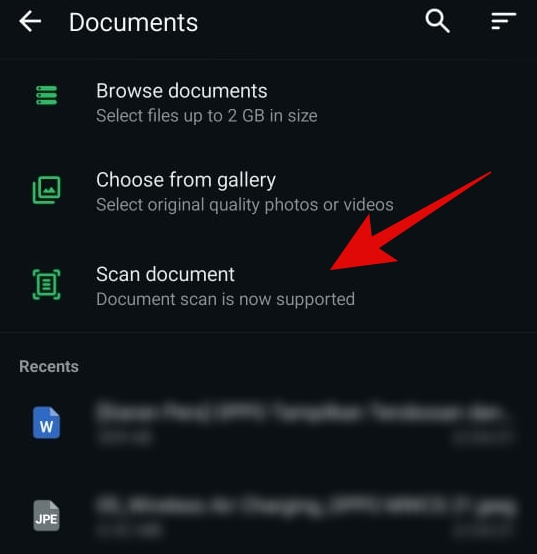 Cara scan dokumen langsung dari WhatsApp (WA) di Android, ternyata fiturnya baru rilis dan sat-set