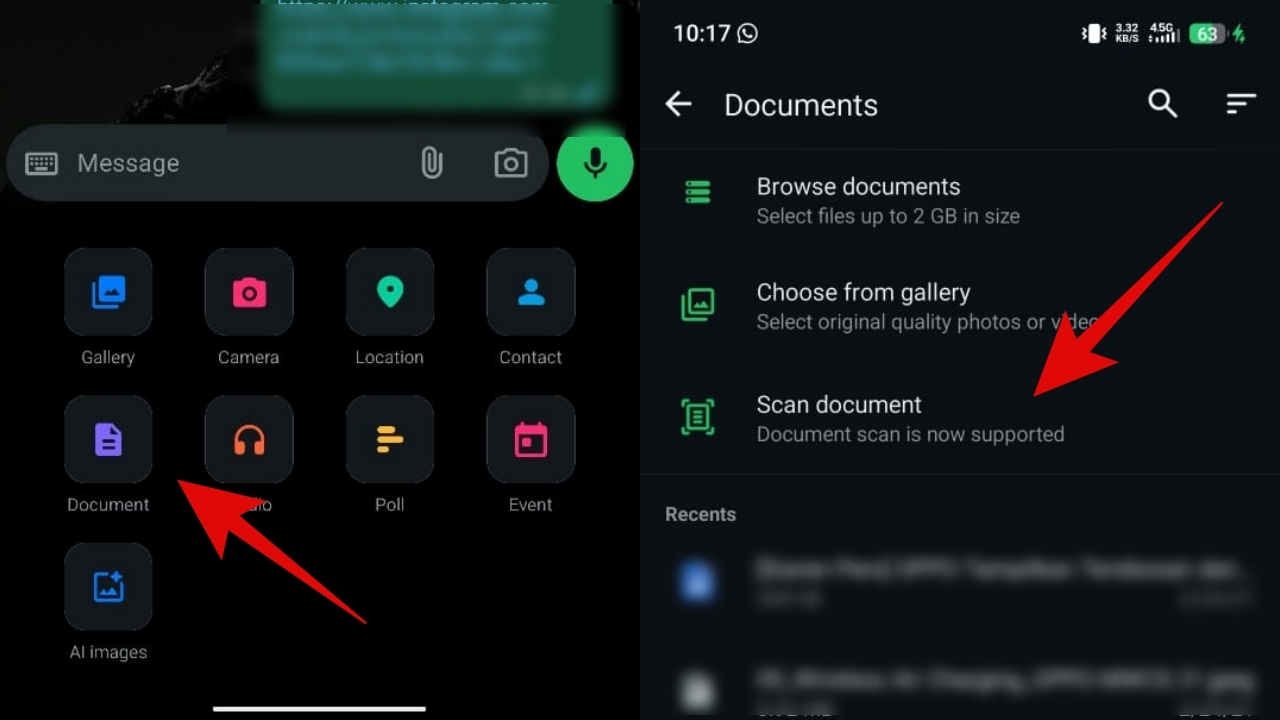 Cara scan dokumen langsung dari WhatsApp (WA) di Android, ternyata fiturnya baru rilis dan sat-set