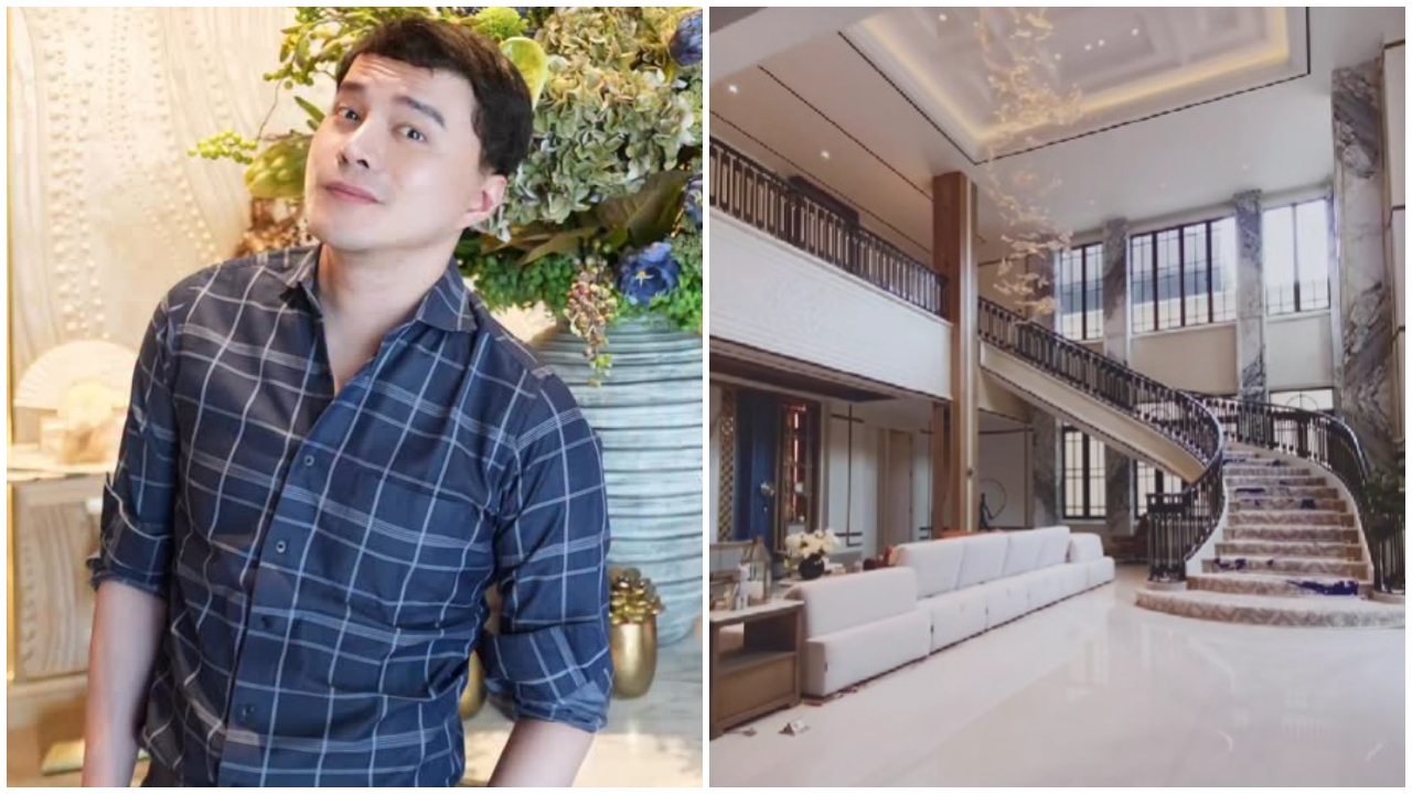 9 Potret rumah baru bos skincare Oky Pratama ini bak istana di pinggir jalan, saking luas pakai 17 ART