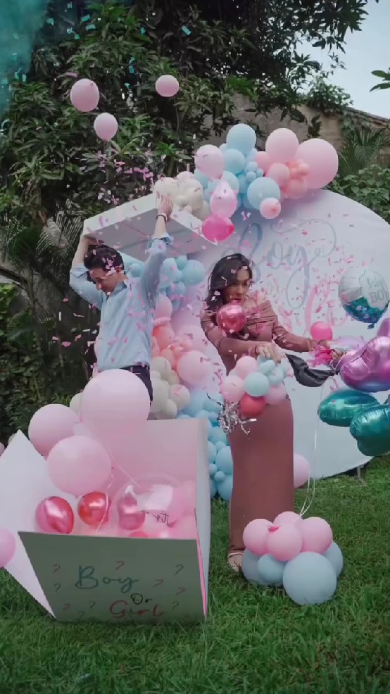 Kehamilannya sempat dirahasiakan, ini 9 potret gender reveal Steffi Zamora dan Nino Fernandez