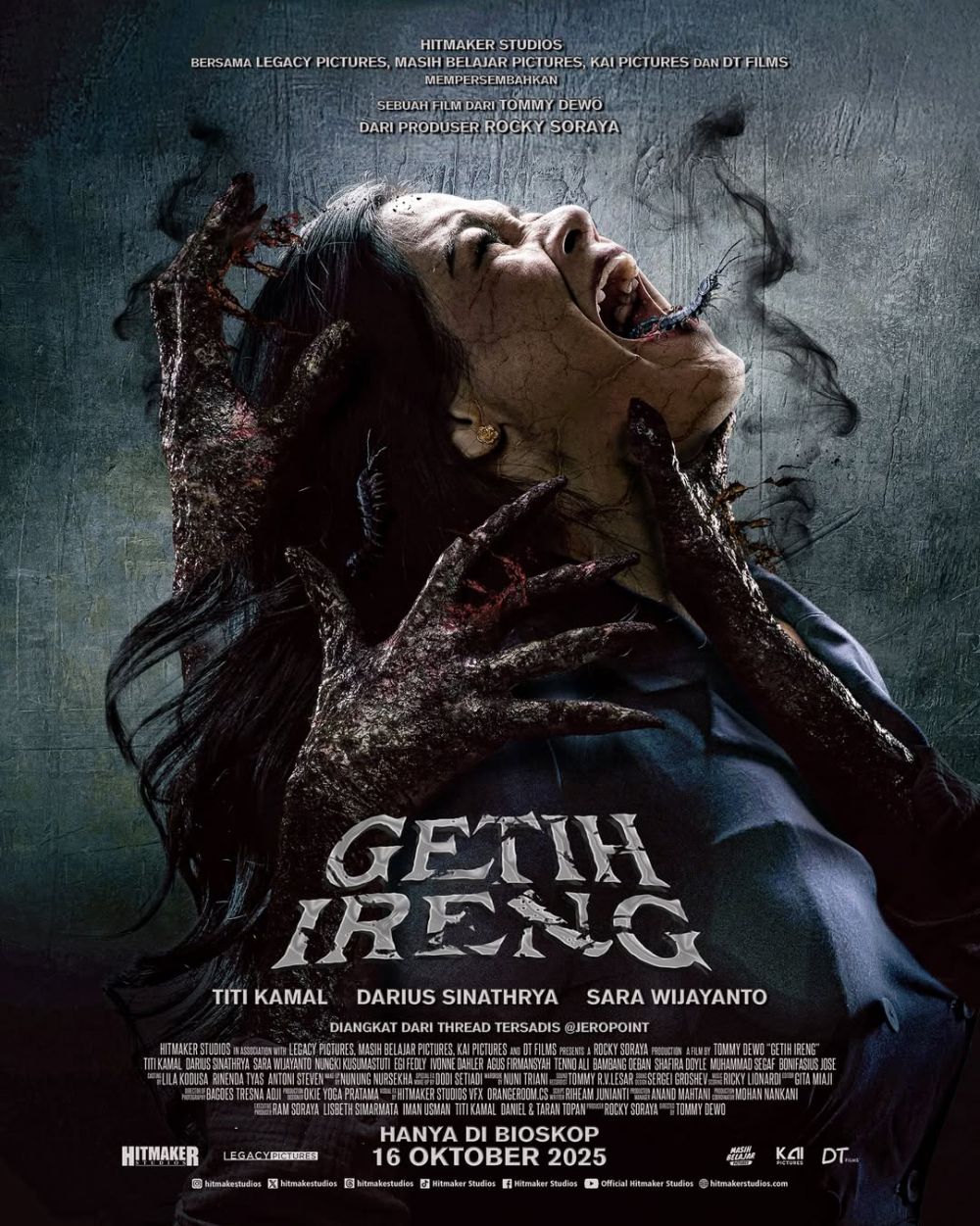 Diangkat dari thread Twitter seram, film Getih Ireng siap bikin tidurmu tak nyenyak lagi mulai Oktober