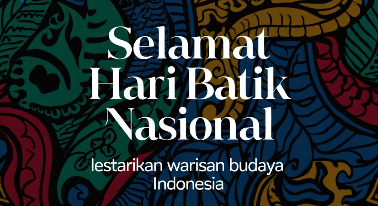 100 Kata-kata twibbon Hari Batik Nasional 2025 yang keren, estetik, dan penuh makna