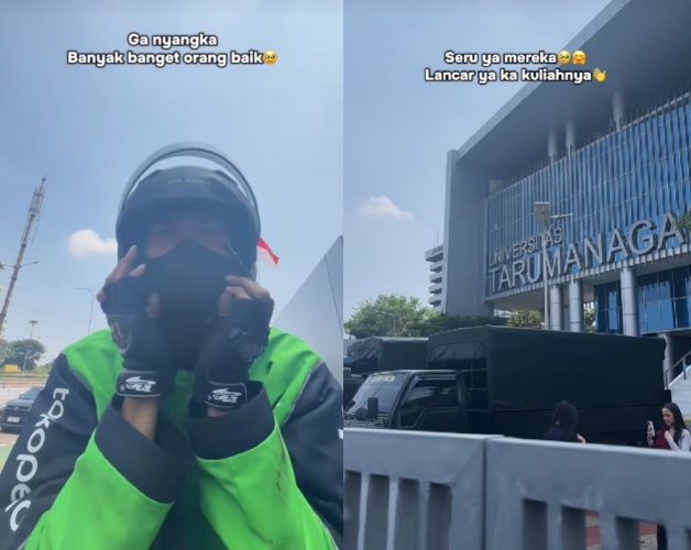 Kisah driver ojek online ini buktikan ucapan bisa jadi doa, curhat ingin kuliah berbuah beasiswa penuh
