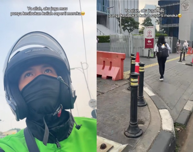 Kisah driver ojek online ini buktikan ucapan bisa jadi doa, curhat ingin kuliah berbuah beasiswa penuh