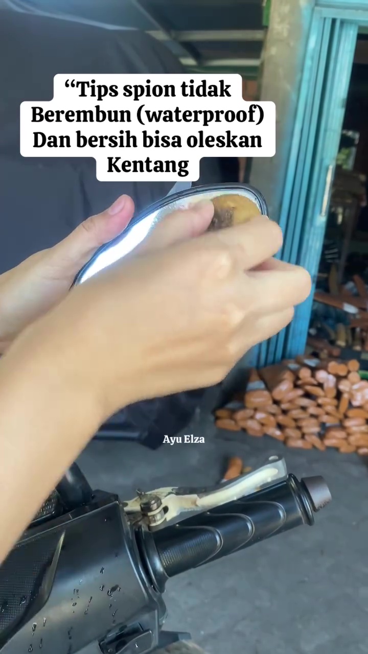 Kaca spion mudah berembun saat hujan? Coba gosok dengan 1 bahan makanan ini agar waterproof 