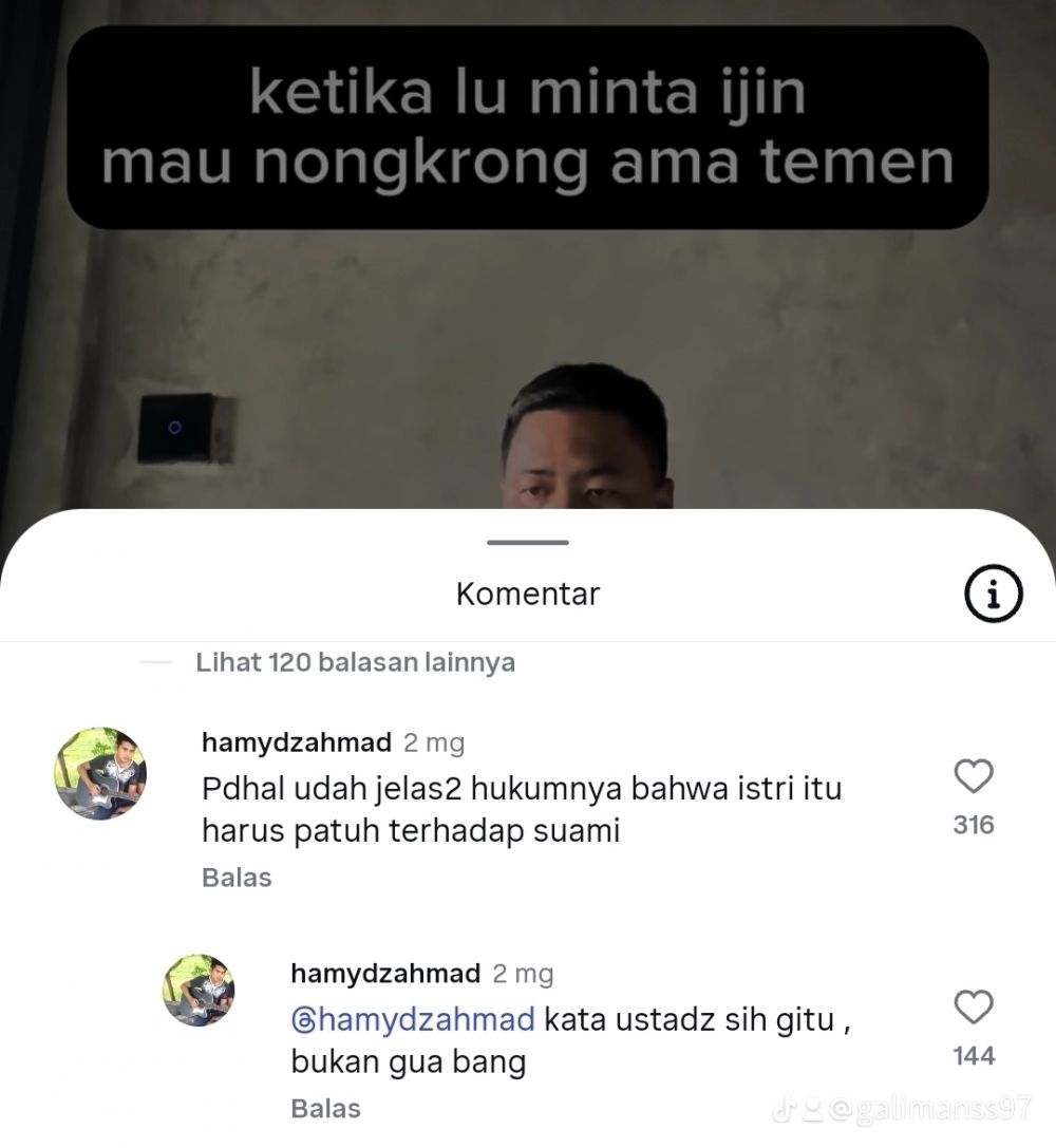 8 Komentar lucu warga TikTok ini bukti mereka tipe suami-suami takut istri, ada aja jokesnya